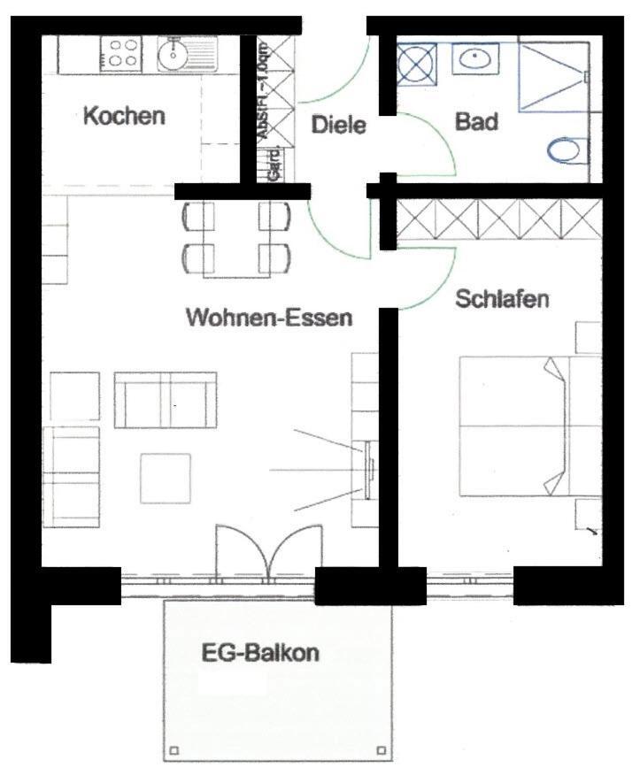 Kuestenbude No.6 Buesum Zentrum Kültér fotó